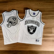 RAIDERS Logo Jersey High Quality Thick Fabric sando basketball