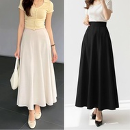 Haruka Skirt Korean Loose Maxi Skirt Audy Skirt/ Women's Flare Skirt/ Korean Style Skirt/