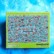 全新日版砌圖 Sanrio 水怪 Hangyodon 魚怪海怪 300塊 （26x38cm) 超靚原裝日本特色砌圖框 另有Melody Kuromi Cinnamoroll 肉桂狗 拼圖Beverly