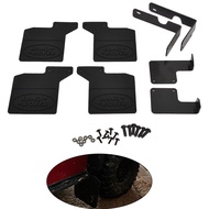 TRX4 Mud Flaps Front & Rear Rubber Fender for 1/10 RC Crawler Traxxas TRX-4 Defender Bronco Upgrade 