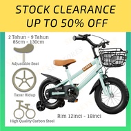 High Carbon Steel Quality Bicycle Basikal Bike Kids Bicycle Kids Bike