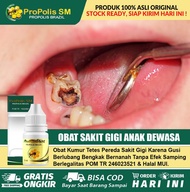 Obat Sakit Gigi Berlubang di Apotik - Propolis SM 100% Asli Original