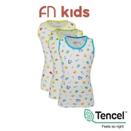 Flykids FKA 3108 Car Print Children's Underwear Singlet