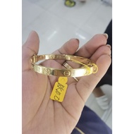 18k saudi gold cartier bangle pawnable 16cm