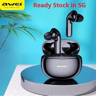 [New Arrival] AWEI T15 TWS True Wireless V5.0 Sports Earbuds with Charging Case with Noise Reduction