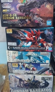 full mechanics 1/100 Hg 1/144 機動戰士 高達 gundam 鐵血的孤兒 001+21+hgbf 巴巴托斯 + fm 巴巴托斯 +mgsd 巴巴托斯