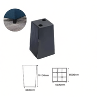 MM99-4 inch PVC Square Leg Sofa leg divan bedframe leg cabinet leg Kaki sofa kaki katil kaki Almari