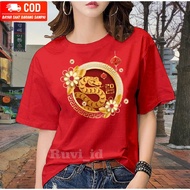 KATUN Imlek SHIO SNAKE T-SHIRTS 2025 / BUY 3 FREE EXTRA BAS HEADSET / GONG XI FA CAI SHIO SNAKE T-SH