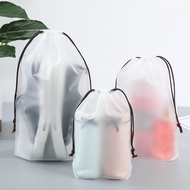 Transparent POUCH SET TRAVELING // Coffee POUCH