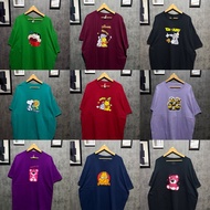 T-Shirt Cartoon Print Size s-4xl Baju T Shirt Lelaki Oversized Shirt Man