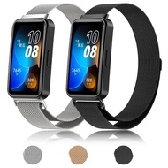 For Huawei Band 8 & 9 & 10 - Huawei Band 8 9 10 Steel Mesh Milanese Strap