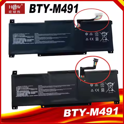 BTY-M491 Laptop Battery For MSI Modern 15 A10M-014 A10RAS-258 A10RB-041TW A10RD A11M A11SB-059 A4MW 