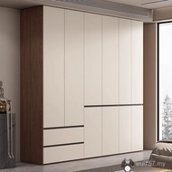 All Solid Wood Wardrobe 16mm Elderly Off Door Wardrobe Bedroom Solid Wood Ecological Board High-End 