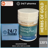 Herbs of Gold Vitamin C 500mg Plus 和丽康维生素C Herb Golds herbsofgold hog Australia