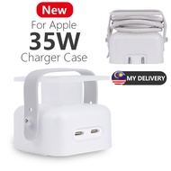 Charger Case For 35W Dual USB C Type C Charger cover for Macbook Air M2 13.6 inch Accessories