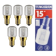 Tungsram E14 15W Refrigerator/Fridge/Freezer Bulb Tubular/Salt Lamp