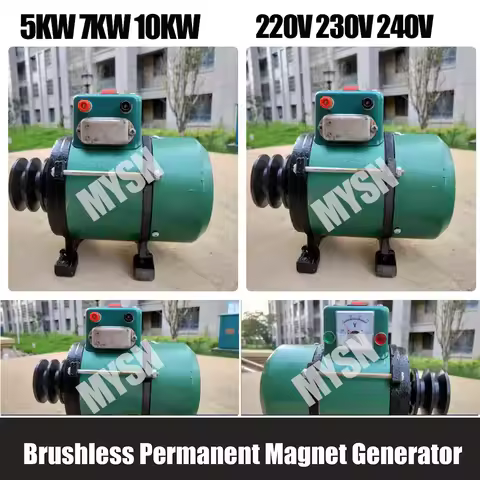 Household 230V 240V 220V 7KW Generator 10KW Free Energy Permanent Magnet Generator Lighting Farm 500