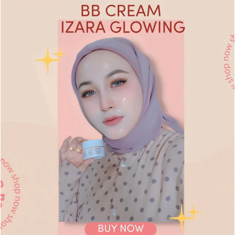 BB CREAM IZARA GLOWING bb krim glowing tahan lama