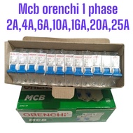 MCB Orenchi 1 Phase 1P 2A 4A 6A 10A 16A 20A 25A MCB biru