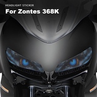 Headlight Sticker Waterproof Motorcycle Decals for Zontes 368K 368 K Accessories Head Light Motorbik