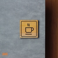 INPI HOUSE Coffee Signage - Coffee Sign Board - Wood