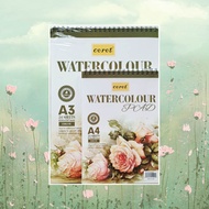 A3 A4 Water Colour Pad 180GSM Painting Paper 24 Sheets Drawing Paper Pad Book