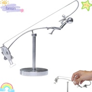 FANSIN The Fisherman Balancing Sculpture, Desk Ornament Gift Kinetic Fishing Sculpture, Creative Han