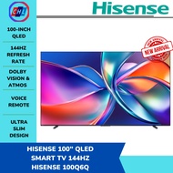 HISENSE 100” QLED 4K UHD SMART TV 144HZ (100Q6Q) – GAME MODE PRO | DOLBY VISION