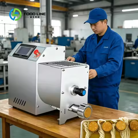 customized Multi Functional Automatic Noodle Machine Interchangeable Dies Different Shapes Various d