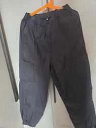 Uniqlo 黑色 150碼 工裝褲