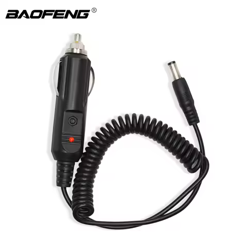 12V DC Power Car Charger for Walkie Talkie UV-5R UV9R UV-82 UV-9R Plus UV5RE 5RA Baofeng Accessories