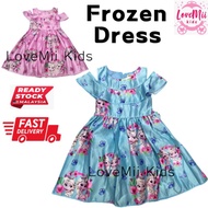 Frozen Dress Clothing Princess Birthday party /baju budak Kanak Perempuan Frozen