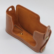 XE1 XE2 PU Leather Half Camera Case For Fujifilm X-E1 X-E2 Camera Screen Grip Protect With Hand Stra