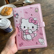 A5 Book Sanri0 A5 Leather Diary Book with Magnetic Closure Kuromi H-Kitty Melody Cinamoroll