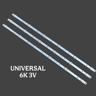 UNIVERSAL BACKLIGHT 6LED 3VOLT