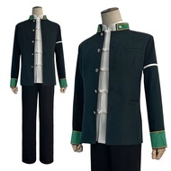 HOLOUN Tokyo Revengers อะนิเมะเครื่องแต่งกายคอสเพลย์ Bonten Rindo Haitani สีเขียวสูท5ชิ้นชุดลำลองทุก