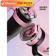 1250ml Large Capacity Thermos Tumbler Mug with Handle & Straw – Double Drinking Lid, Insulated Trave