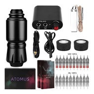 Tattoo Machine Beginner Set RCA Tattoo Short Pen Mini Power Supply 3RL 5RM Cartridge Needles Tattoo 