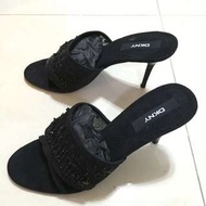 DKNY 釘珠高跟拖鞋