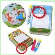 RAN Word Drawing Flashcard Letter Number Flashcard Watercoloring Word Cards