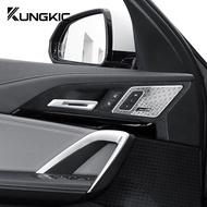 For BMW X1 U11 2023 2024 Suede Car Door Panel Decorative Frame Sticker Door Trim Panel Car Interior 