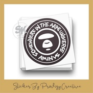 BAPE Vinyl Printed Sticker [Ready Stock]