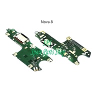 Huawei Nova 8 / 8i Charging Board USB Port Pin Mic Handfree Jack Sim Card Slot Holder