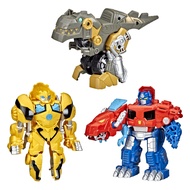 Transformers Playskool Primal Team-Up 3-Pack with Optimus Prime,Bumblebee, and Grimlock Converting D