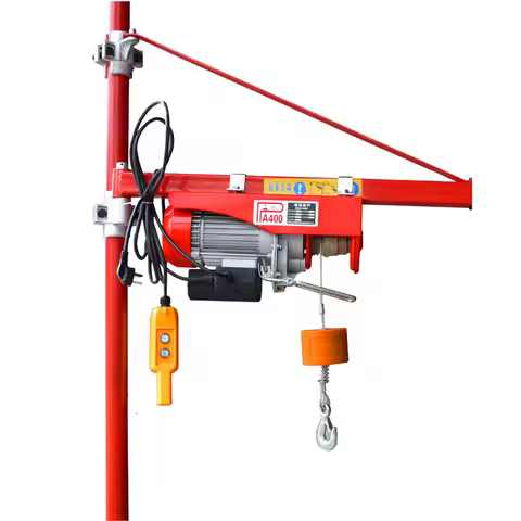 Customized Crane 500 kg 12m Single and Double Hooks Small Lifting Crane Electric Hoist Mini Electric