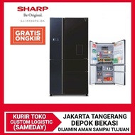 Sharp Kulkas Side By Side 5 Pintu Sj-Ifx96Pdg-Bk / Sjifx96Pdgbk