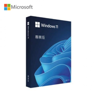 微軟Windows 11 Pro 專業中文彩盒版 64位元