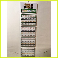 ♞,♘ABAKADA laminated hanging chart