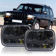 Factory Direct Square Led Headlight  Truck Led Headlight 5x7 Led Headlight  For Cherokee xj Jeep YJ