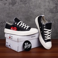 Converse X CDG PLAY Comeme Des Garcons Black White Low Ox Shoes Converse Shoes Original